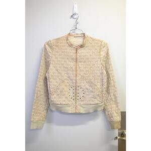 90's Fendissime Monogram Script Biker Jacket